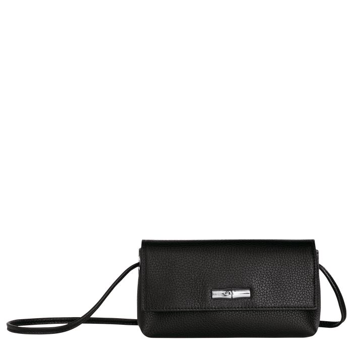 Longchamp Roseau Essential Naisten Pouches Mustat | 2435876-JE