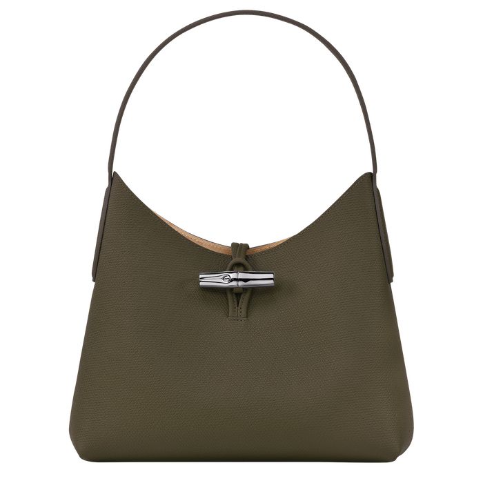 Longchamp Roseau Naisten Olkalaukku Khaki | 8742613-HS